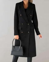 Mitchelou - Langer Trenchcoat mit Knöpfen