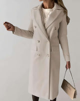 Mitchelou - Langer Trenchcoat mit Knöpfen