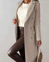 Mitchelou - Langer Trenchcoat mit Knöpfen