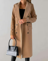 Mitchelou - Langer Trenchcoat mit Knöpfen