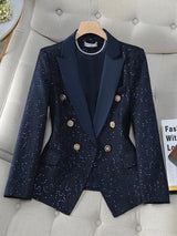 Anna – Eleganter Blazer mit goldenen Knöpfen