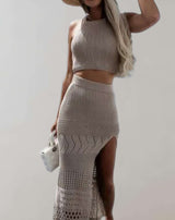 Patricia - Tailliertes ärmelloses Kleid