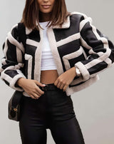 Prescilla - Gut sitzende dicke Kunstjacke