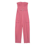 Natalie - Stilvolle jumpsuit mit Gurtel