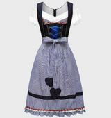 Sarah - Mehrfarbiges Minikleid