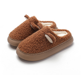 Kuschelige und warme Damen-Hausschuhe mit süßen Öhrchen!