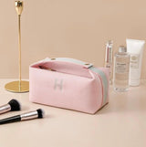 Helen - Kometiktasche Make-up Tasche Mit H Aufdruck | Wasserdichte Kosmetiktasche mit stabilem Reißverschluss