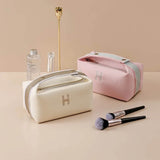 Helen - Kometiktasche Make-up Tasche Mit H Aufdruck | Wasserdichte Kosmetiktasche mit stabilem Reißverschluss