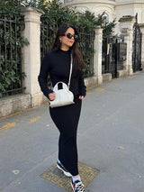 Vintage Umhängetasche damen | Handtasche mit Reißverschluss im Sale aus Leder