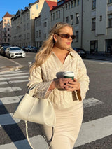 Vintage Umhängetasche damen | Handtasche mit Reißverschluss im Sale aus Leder