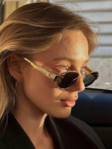 Rose - Sonnebrille Damen Gold | Vintage Retro Sunglasses Women