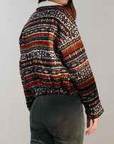 Trexia - Mehrfarbige Jacke mit Reißverschluss