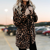 Victoria - Teddyjacke mit Pantherprint