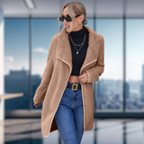 Lavina - Lange offene Teddyjacke