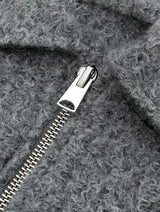 Laura | Kurze Mantel mit Wollrevers