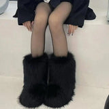 Jessica – Flauschige Pelzstiefel