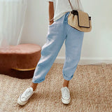 Sherlyn – Lässige einfarbige Hose