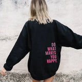 Stylischer Hoodie für Frauen - Trendiges Kapuzensweatshirt mit Buchstabendruck für Herbst/Winter