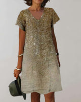 Claudia - Minikleid mit Perlen