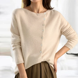 Damen Pullover mit Knopfleiste für Herbst/Winter – Stilvoll und Bequem