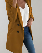 Heide - Gut sitzende lange Manteljacke