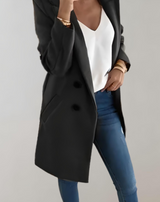 Heide - Gut sitzende lange Manteljacke