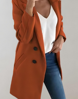 Heide - Gut sitzende lange Manteljacke