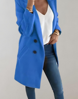 Heide - Gut sitzende lange Manteljacke