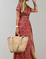 Jasmine - Langes Kleid mit hohem