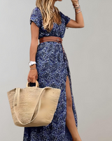 Jasmine - Langes Kleid mit hohem