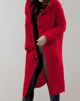 Jenny - Lange und übergroße gestrickte Mantel