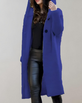 Jenny - Lange und übergroße gestrickte Mantel