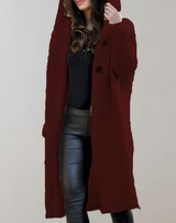 Jenny - Lange und übergroße gestrickte Mantel