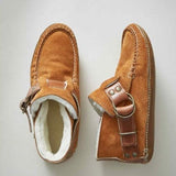 Gemusterte Damen-Loafers mit Schnallen – Bequeme und stylische Mokassins für den Alltag