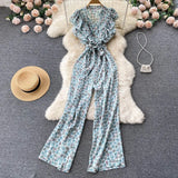 Yuna – Damen-Overall mit Blumendruck