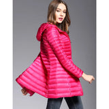 Damen Daunenjacke mit Kapuze – Leichte, warme Winterjacke in verschiedenen Farben