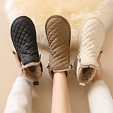 Gesteppte Damen Winterstiefeletten – Gefütterte, wasserabweisende Stiefel mit rutschfester Sohle und bequemem Design