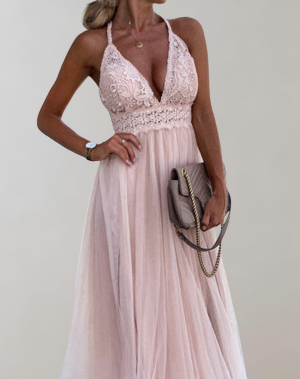 Christine - Netz-Trägerkleid