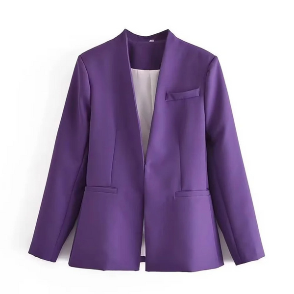 Kristine – Mehrfarbiger Slim-Fit-Anzug