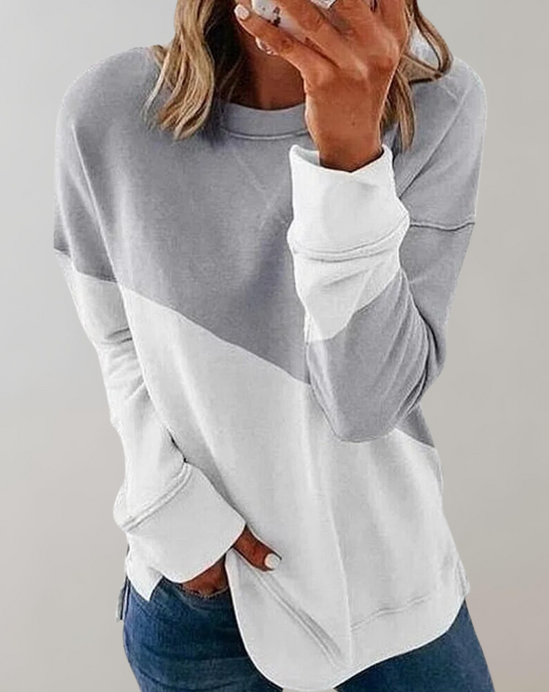Tessa - O-Ausschnitt -Sweatshirt für Frauen