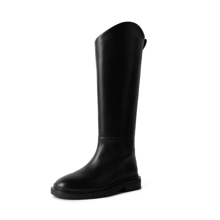 Prinzessin | Elegante Rindsleder Stiefel mit hohen Absätzen