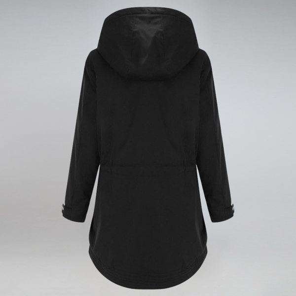 Elegante und Wetterbeständige Damen Parkajacke für kalte Tage
