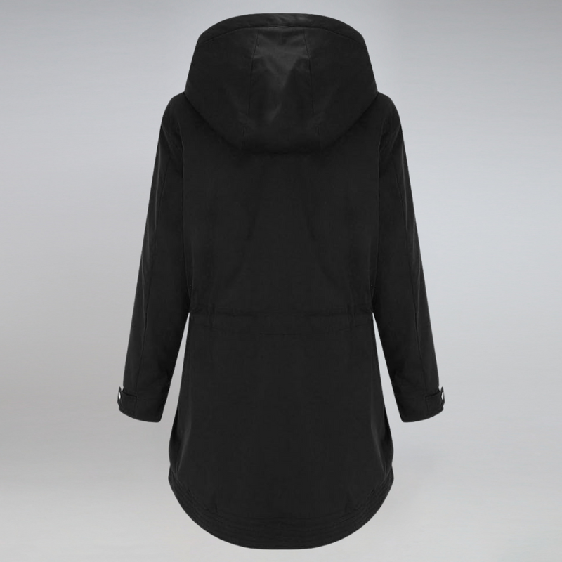 Elegante und Wetterbeständige Damen Parkajacke für kalte Tage