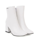 Elegante Stiefeletten mit hohem Absatz