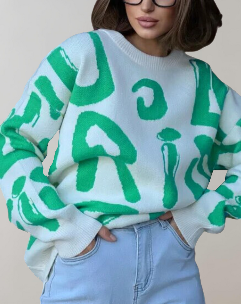 Nelia - Pullover V-Ausschnitt Mantel