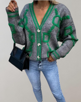 Nelia - Pullover V-Ausschnitt Mantel