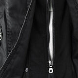 Damen Biker-Jacke aus Kunstleder – Stylische Jacke mit Kapuze und Reißverschlüssen, ideal für Herbst und Frühjahr