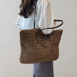 Tara - große gewebte Tragetasche | Tasche im Bohemian-Beachy-Stil