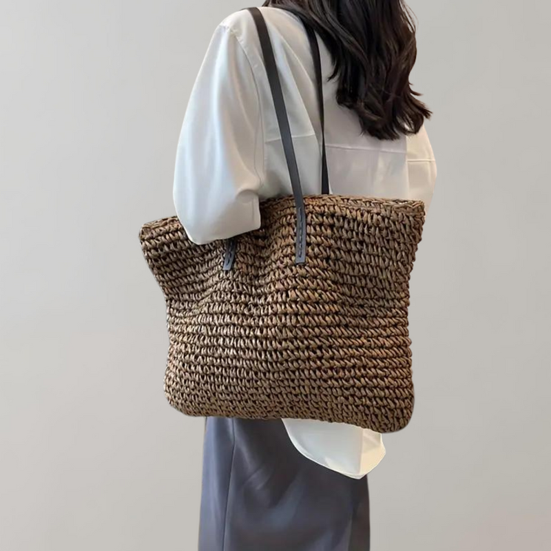 Tara - große gewebte Tragetasche | Tasche im Bohemian-Beachy-Stil