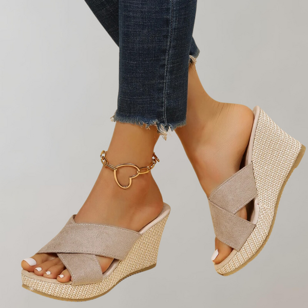 Jenna - Orthopädische Sandalen mit Absatz | Sandalen Damen bequem